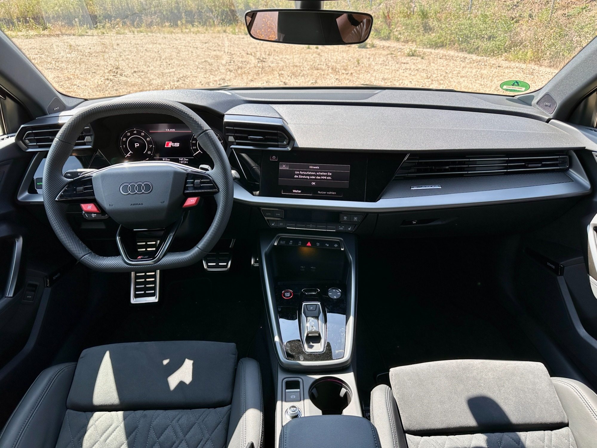 Audi RS3 – Cockpit · RS-Performance